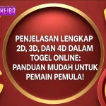 Penjelasan Lengkap 2D, 3D, dan 4D dalam Togel Online: Panduan Mudah untuk Pemain Pemula! ๐ฒ