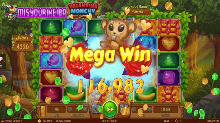 Valentine Monchy 💎💖: Slot Habanero Gaming dengan Nuansa Cinta dan Jackpot Menggiurkan
